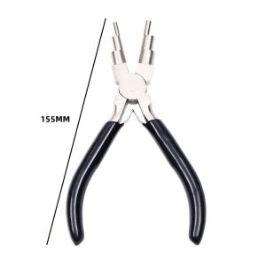 Kìm Làm Vòng 6 Trong 1 Với Tay Cầm Mút Xốp Tăng Cường Kìm Thép Carbon Thoải Mái Sử Dụng Dành Cho Vòng Tròn Làm Đồ Trang Sức Từ 2mm Đến 9mm