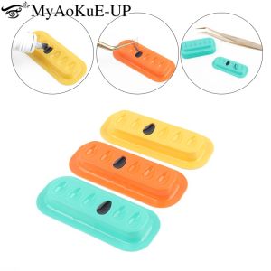 100 Chiếc Khay Đựng Keo Nối Mi Dùng Một Lần Dạng Dải Dài Khay Đựng Keo Nối Mi Dụng Cụ Trang Điểm