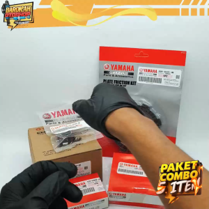Paket Kopling komplit 5 item kampas kopling jupiter z + kampas ganda only + Mangkok Ganda + karet ganda + cage bentengan vega r new jupiter z burhan vega r f1zr