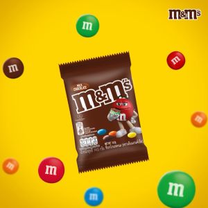 [แพ็ก 12 ชิ้น] M&M’s Milk Choco เอ็มแอนด์เอ็ม ช็อกโกแลตนม 14.5 กรัม (14.5-Milk-Gift)