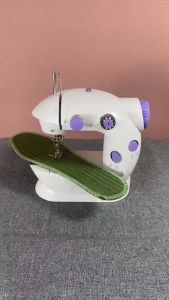 Mini Sewing Machine Table Household Light Electric Sewing Machine 4 in 1 Dual Speed LED Light Sewing Machine