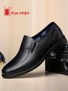 Giày Da Nam Spider King Thoáng Khí Đế Mềm Phong Cách Công Sở Thường Ngày Mùa Thu Đông Giày Da Bò Đầu Lớp Cho Bố