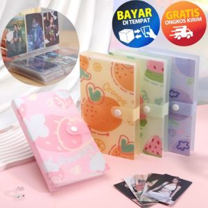 MIKADO - KP211 ALBUM FOTO POLAROID WATERPROOF 120 SLOT & 240 SLOT BUKU ALBUM TEMPAT KOLEKSI PHOTOCARD MOTIF BUAH LUCU BOOK BINDER PHOTOCARD HOLDER