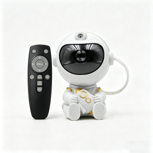 Astronaut Star Projector Night Light with Remote Control 360° Adjustable Galaxy Nebula Ceiling Lamp for Bedroom Kids Room Party