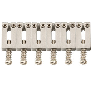 Musiclily Pro 10.5Mm Thép Không Gỉ Hiện Đại Guitar Ngựa đàn Tremolo Yên Ngựa Cho Fender Strat Tele Phong Cách Guitar Điện (Bộ 6)