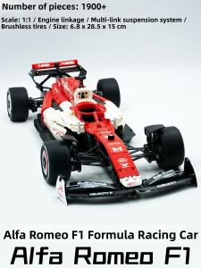 XINGYAYOUPIN | F1 Racing Car Model Building Brick RC