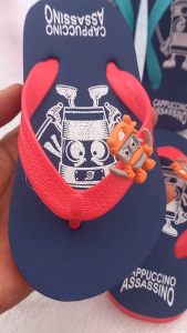 Assassino Cappuccino Sandal Jepit Bagus Anak Cowok Lucu Viral Anomali