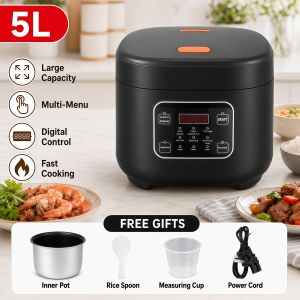 Goldstar rice cooker 5L intelligent home 5-7 person capacity reservation timed soup making multifunctional rice cooker