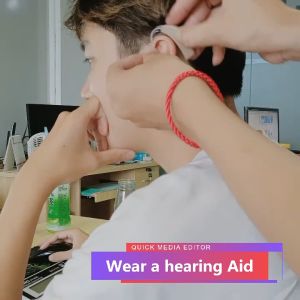 เครื่องช่วยฟังอนาล็อกแบบคล้องหลังหู หูฟังคนแก่ หูช่วยฟัง อุปกรณ์ช่วยฟัง เครื่องช่วยหูฟัง หูฟังสําหรับคนหูตึง ห