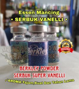 TERBARU!!! ESSEN IKAN BERKLEY POWDER SERBUK SUPER VANELLI | ORIGINAL AROMA TAJAM KUAT DAN TAHAN LAMA