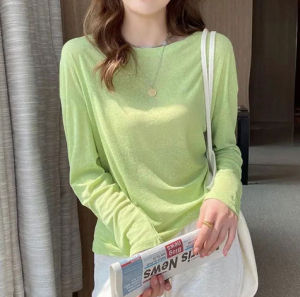 MOULIQIN | Womens Summer Ice Silk Sun Protection Loose Tunic