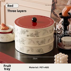 AMU·PIGGY | Luxury Fruit and Nut Storage Tray Sectioned