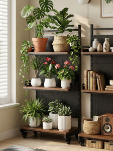 Puang | Adjustable Multilayer Moveable Flower Shelf