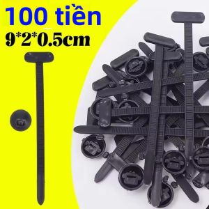 100 Cái Dây Buộc Cáp Nylon Đa Năng Có Khóa Loại Chắc Chắn Tự Khóa Dây Buộc Nhựa Đa Dụng Cho Ô Tô & Thiết Bị Điện Tử