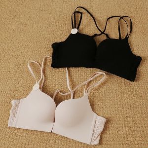 S1640 Áo lót nữ chất su không gọng có mút Bra su đan dây Braletteshousevn