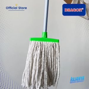 DRAGON Mop Pel P18 Sumbu Alat Pel Lantai 110 cm Pembersih Lantai Cleaning Mop Serbaguna MP251 Warna Random