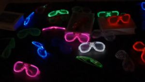 5 Color Party Led Light Flashing Glasses / Glow Glasses Glow in the Dark Party / Party Pack Gift / Party Festive Gift