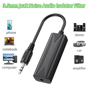 Kebidumei | 3.5mm Audio Aux Cable Anti-interference Ground Loop Noise Filter Isolator Eliminate Cancelling for Home Stereo Car Audio System