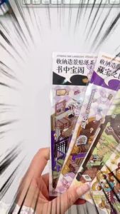 Sticker 3D Phong Cảnh 3 Chiều Capybara Kuromi Baby Three BB3 Nhãn Dán Đồ Chơi Trẻ Em Thủ Công