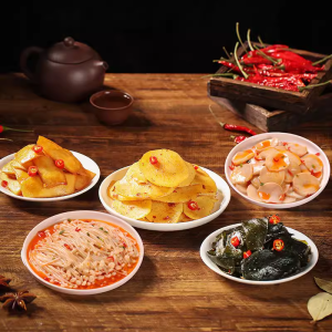 Flavor No. 1 Spicy Potato Chips Lotus Root Slices Shredded Kelp Flammulina Velutipes Pleurotus Eryngii Snack Spicy Snack Mixed Snack