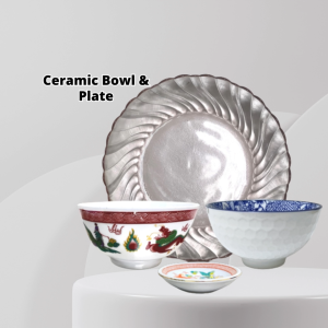 YU Online - Mangkuk Pinggan Seramik Kaca / Ceramic Small Rice Bowl / Special Bowl / Hadiah / Tableware / Diningware