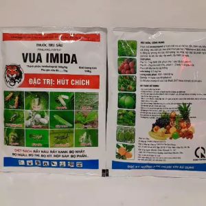 Thuốc trừ sâu Vua Imida 100WP Gói 100g-  hoạt chất Imidacloprid 100g/kg Diệt sạch chích hút bọ trĩ rầy nâu rầy xanh rêp sápVật Tư Nông Nghiệp HG