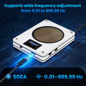 diymore | Adjustable Schumann Wave Signal Generator 0.01-999.99Hz Dual Coil Design 4-Channel Audio Output for Meditation Training