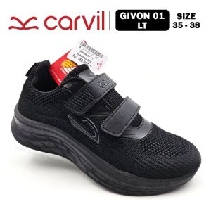 Sepatu Sekolah Anak SD SMP Remaja Laki Laki/Perempuan – CARVIL – GIVON 01 LT – Size 35-38 – Sneakers – Sport – VLC