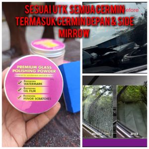 Glass Polishing Powder (Semua Cermin Boleh Guna)