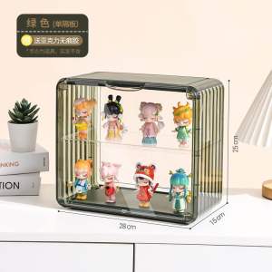 【🇸🇬 Local Seller】CHEAPEST Bag Organizer Storage Box Display Cabinet Dustproof Bag In Transparent Acrylic Magnetic Stackable Closure 90 Degree Opening FREE 1 divider