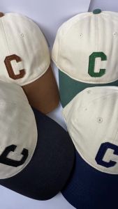 Topi Baseball Logo C Import Premium Casual Sporty Polos Dua Warna Distro Vintage Fashion Korea Olah Raga