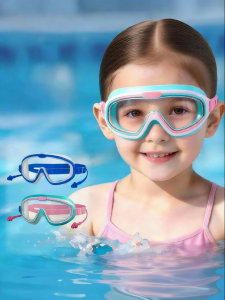 REXUELONG | Fog-proof Waterproof HD Swimming Goggles Large Frame