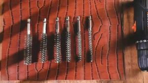 6/12Pcs Stainless Steel Wire BrushDrilling Cleaning Brush Set 1/4 Inch Hexagonal Handle Grinding Polishing Rust Removal Tools