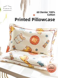 Pure Cotton Childrens Pillowcase 30*50 Student Baby Printed Season Universal Cotton Fabric Single Person Pillow Use