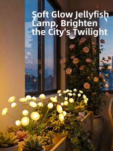 BEAUTY IN THE LIGHT | LED Solar Waterproof Outdoor Jellyfish Fairy Lights
