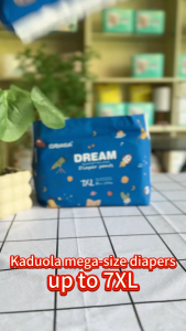 Kaduola Diaper Combo Pack 2 Bags 4XL 5XL 6XL 7XL 32-40pcs Big Size Diaper for Chubby Baby Full Core Technology Anti Leak Overnight Diaper Free Shipping