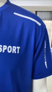 Bộ quần áo cộc tay nam thể thao - Set thể thao nam mùa hè chất thun lạnh in phản quang