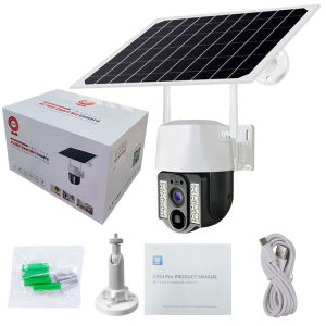 V380 Pro Solar CCTV 4G SIM 8MP WiFi Outdoor Wireless IP Camera buy 1 take 1 Full Color waterproof two-way audio Motion Detection Infrared night vision remote surveillance camera Built-in Battery with Solar Panel 360°PTZ Control COD