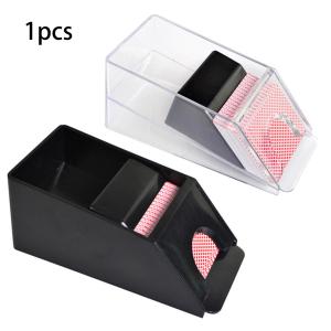 Card Dealer Shoe Utility Saving Time Transparent Professional Acrylic Blackjack Shoe Transparent Card Dealer Shoe