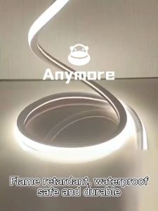 ( 5 Years Warranty ) Anymore LED Strip Light Cuttable Flexible Rope IP67 Waterproof Christmas lights Outdoor Tube Narrow Neon Cove Light for DIY Christmas Holiday Decoration for Room