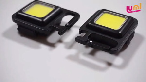 Keychain Light COB Rechargeable - Lampu Gantungan Kunci Senter - Lampu LED mini USB Portable - Lampu COB Multifungsi