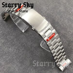 Starry Sky 40mm Stainless Steel Chronograph Silver Watch Case Watch Strap Suitable For VK63 VK64 Quartz Movement Watch Accessory