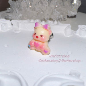 Millennial Girl Illness Bear Ear Cuff Bright Flash Plaid Bow Knot Earrings Darkxx Style Fashion Jewelry for Women