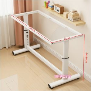 Manual Height Adjustable Small Desk Legs Tea Table Stand Book Desk Surface Bracket Writing Desk Foot Residential Furniture