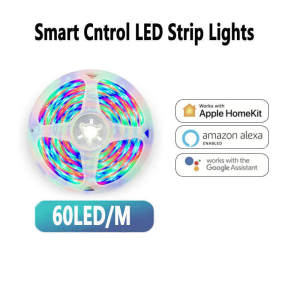 Smart LED Strip Lights 16.4ft RGB WiFi Strip Compatible with Amazon Alexa & Google Home and SmartThings App Control Timer ScheduleColor Changing for Home TV Party