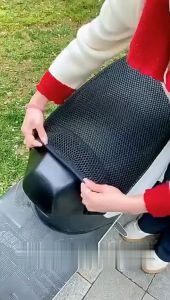 ที่หุ้มเบาะรถมอเตอร์ไซต์ (สีดำ) กันน้ำ ระบายอากาศ ตาข่าย ผลิตจากเส้นใยที่คุณภาพดี /2114