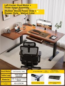 Corner Adjustable Elevation Desk for Home and Office