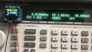 1kHz -100MHz Frequency Meter OLED Frequency Display High-Precision Frequency Counter FOR RF Measurement Ham radio transceiver