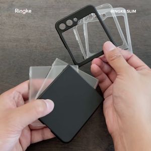 Ringke Slim Case Compatible with Samsung Galaxy Z Flip 5 Premium Hard Thin Transparent Polycarbonate Lightweight Protective Phone Cover for Samsung Z Flip 5 5G