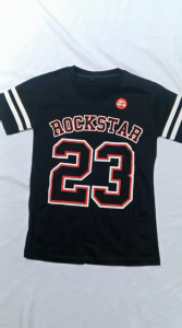 KAOS DISTRO ANAK BASEBALL NOMOR  PUTIH/ATASAN ANAK UMUR 5 TAHUN SAMPAI 14TAHUN